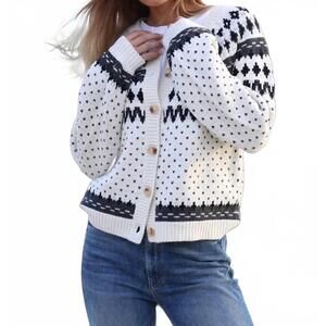 NEW DYLAN devin sweater in white